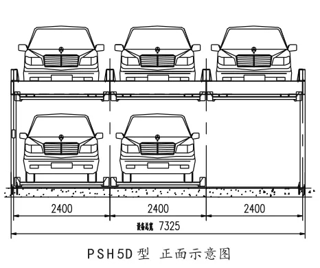 PSH5D型正/側麵、頫視示意(yi)圖